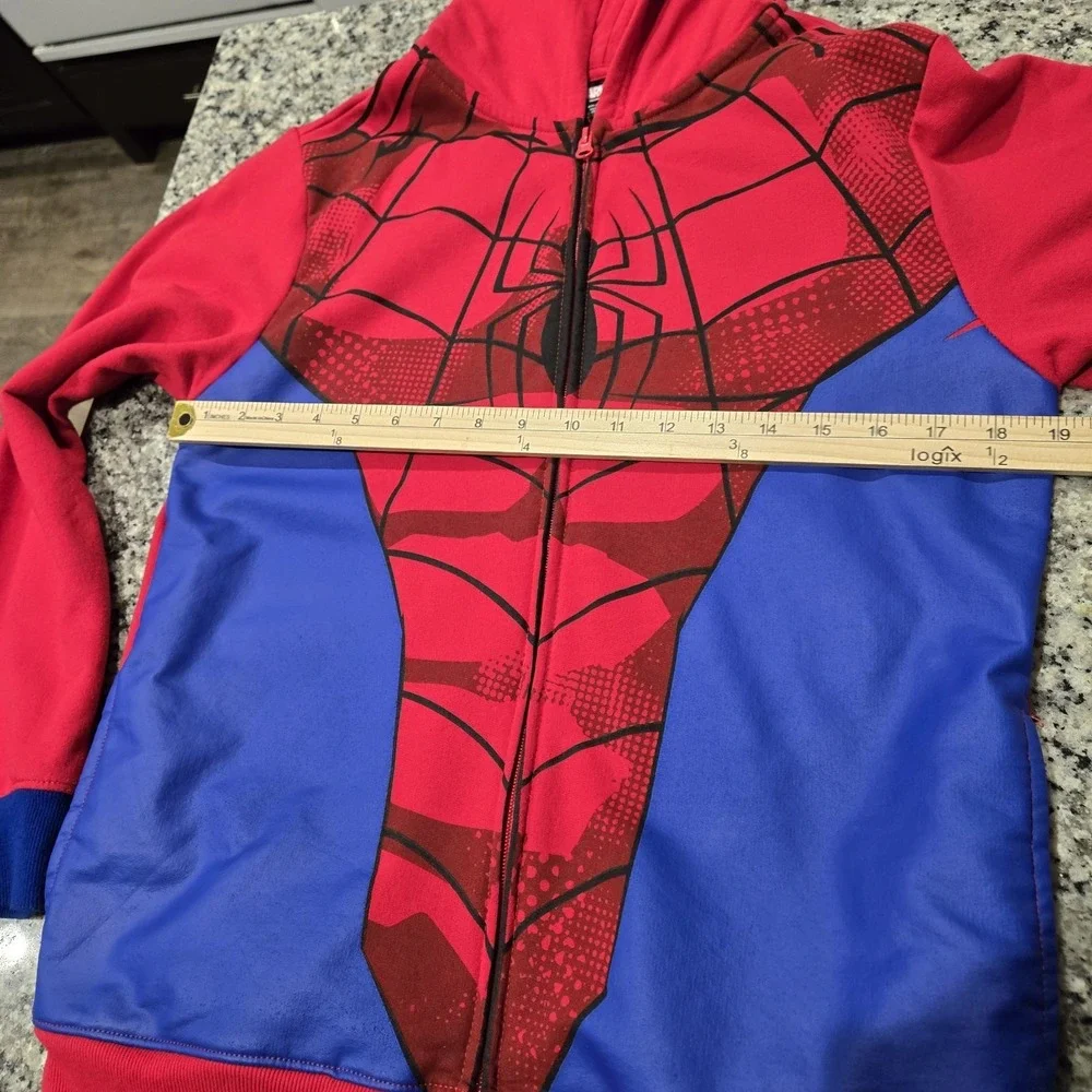 Kids Spiderman Full Zip Hooded Jacket‎ Size Xxl